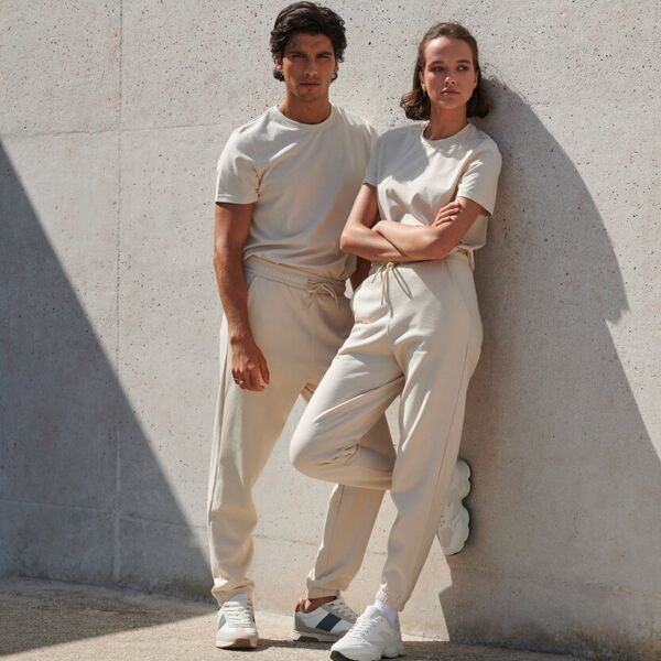 Unisex sustainable fashion cuffed joggers Thumbnail