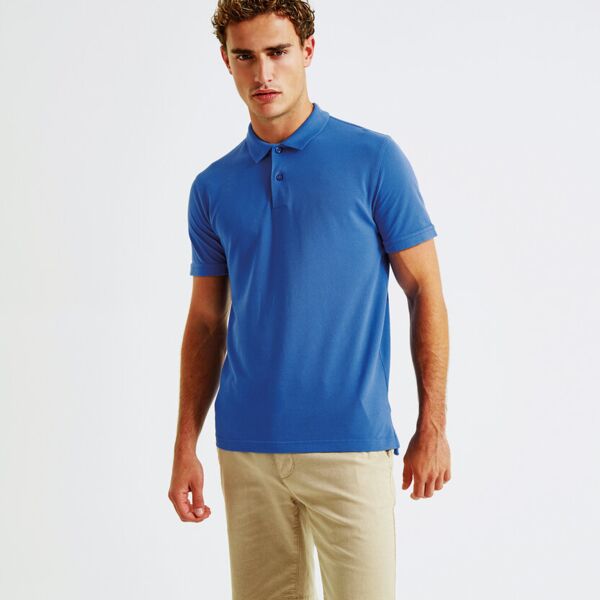 Men's coastal vintage wash polo Thumbnail