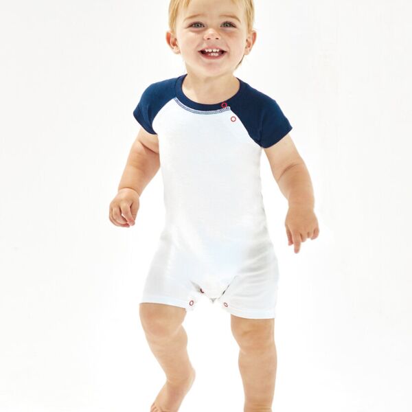 Baby baseball playsuit Thumbnail