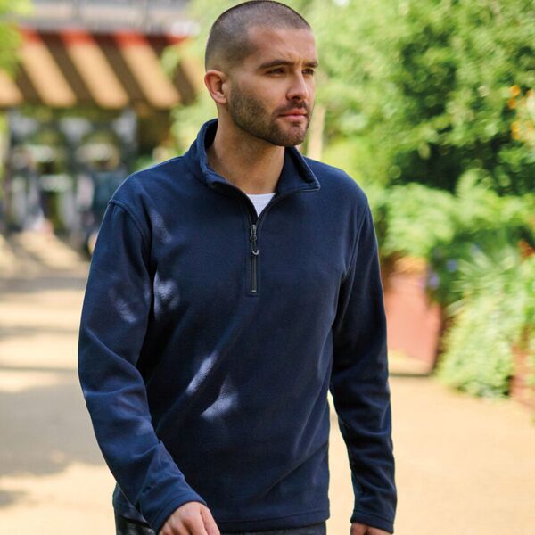 Honestly made recycled half zip fleece Thumbnail