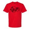 Softstyle™ midweight adult t-shirt Thumbnail